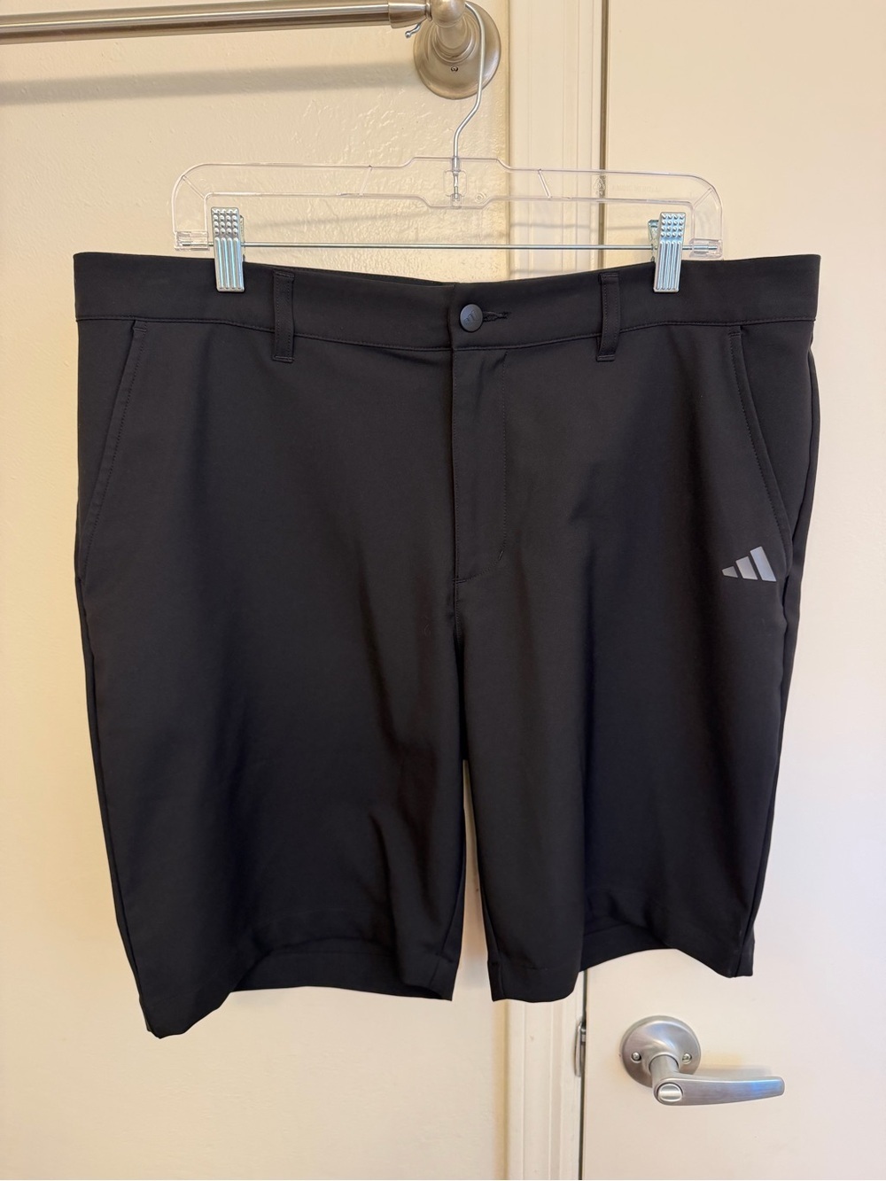adidas Men’s Black Performance Golf Shorts Lightweight Stretch 36